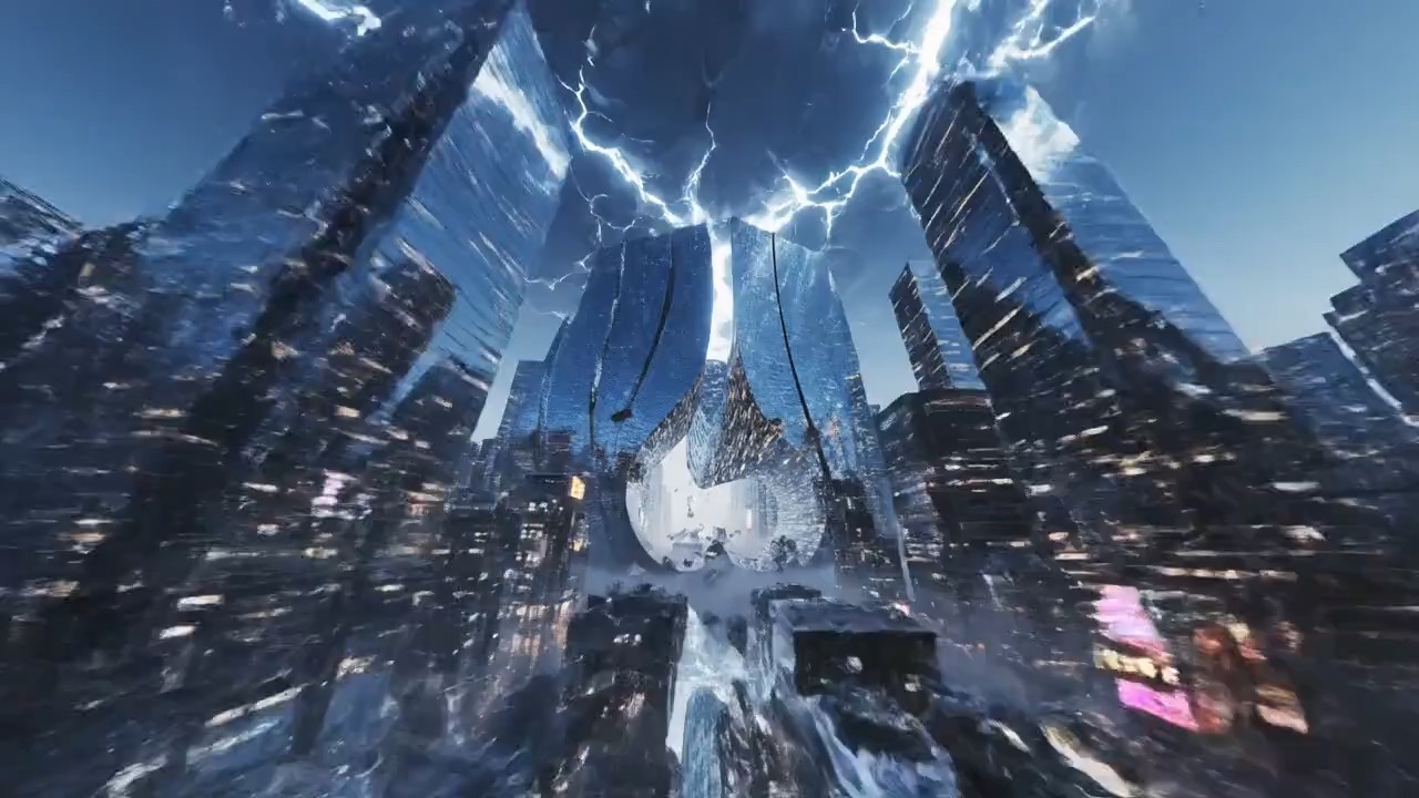 Futuristic City Warping